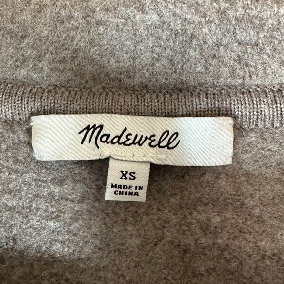 Madewell Boiled Wool Bridgman Sweater-Jacket - Picture 11 of 12